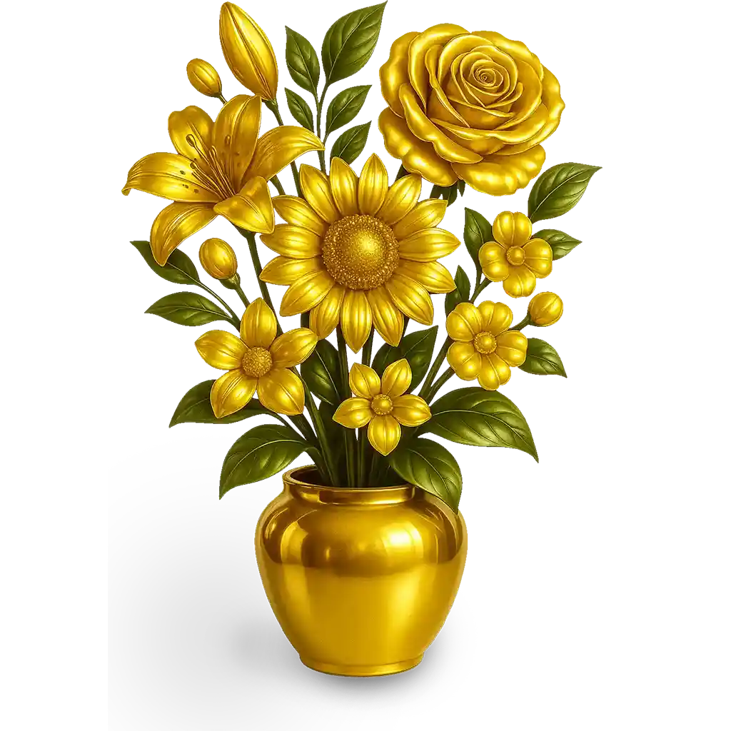 Creative fancy design floral arrangement with premium flowers