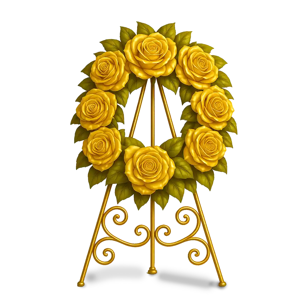 Artistic forged flower stand arrangements for special ceremonies in Iran