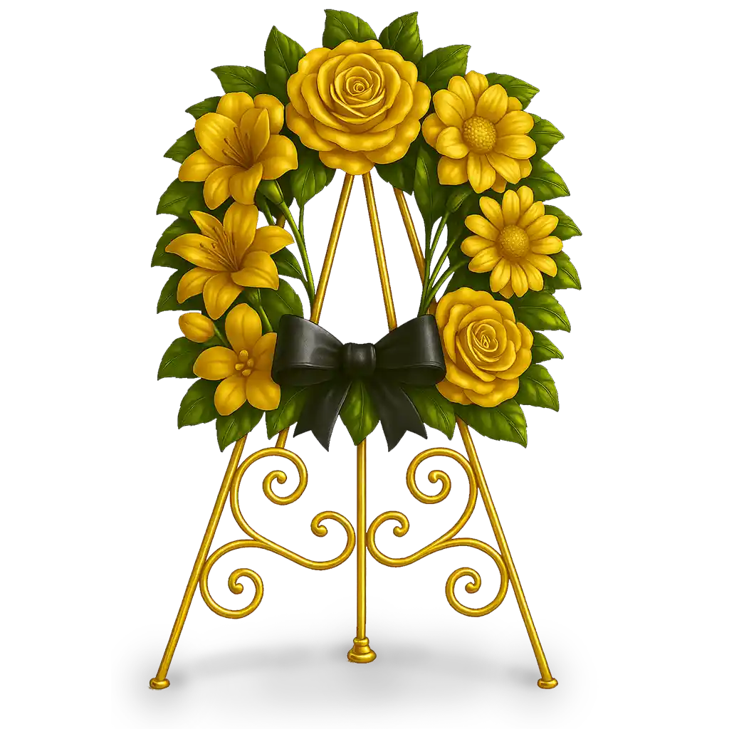 Funeral flower sprays and sympathy arrangements delivery to Iran - LOTUS724