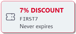 ۷٪ تخفیف اولین خرید